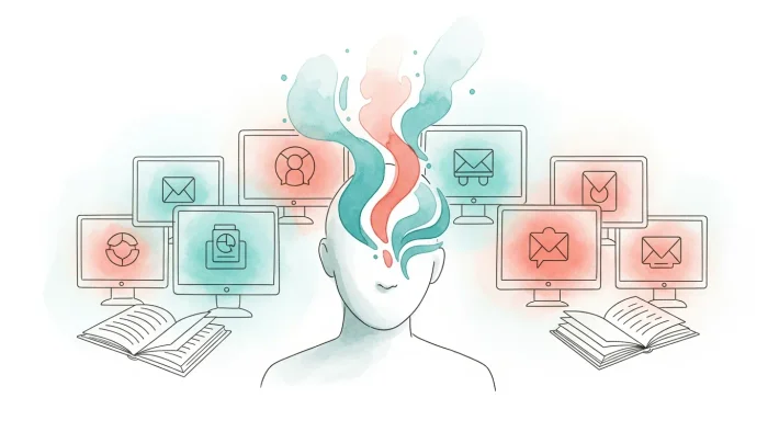 Delt opmærksomhedseffekt - split attention effect