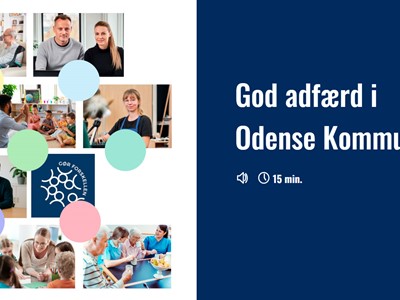 Forside til elearningkurset God adfærd i Odense Kommune