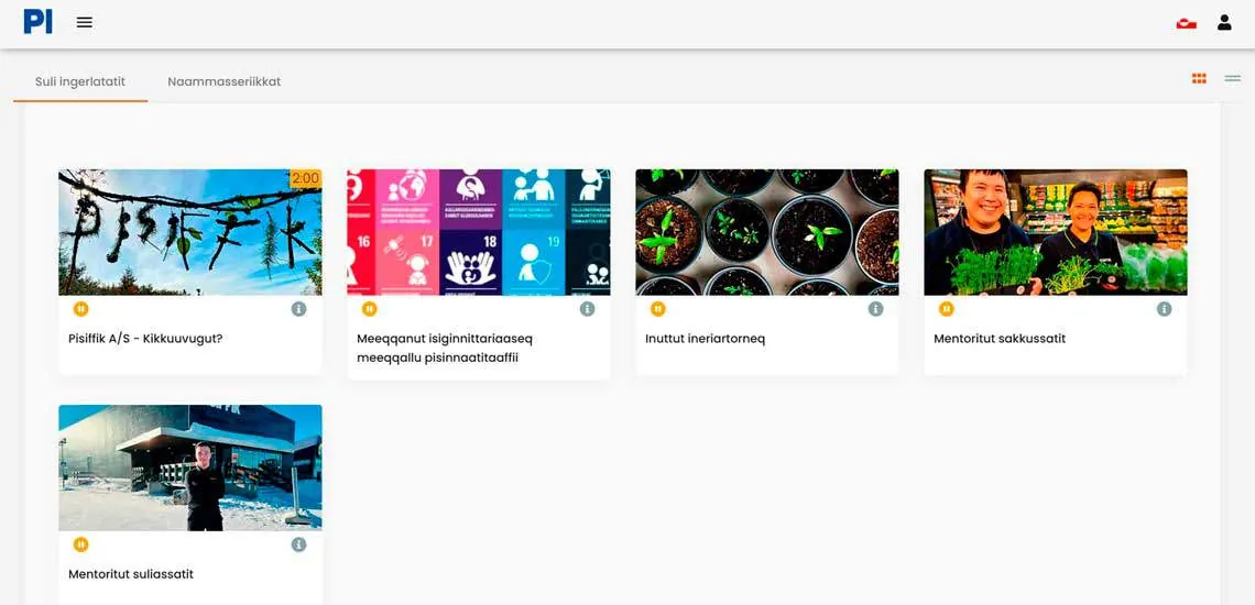 Pisiffik - Activate LMS - Learning Management System på kalaallisut