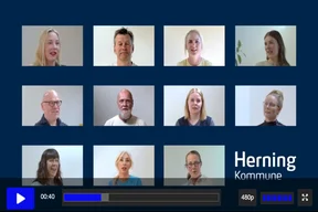 Onboarding-video med medarbejdere fra Herning Kommune
